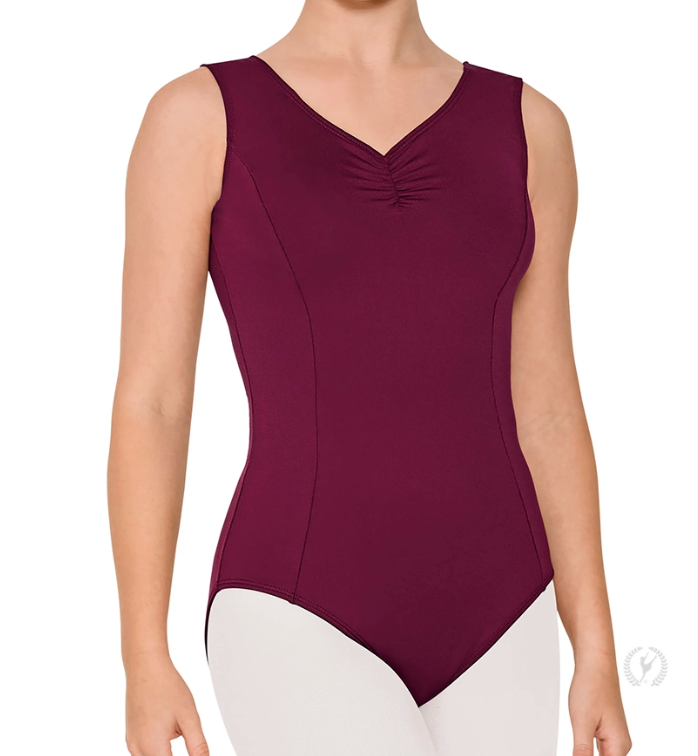 Microfiber Princess Seam Tank Leotard