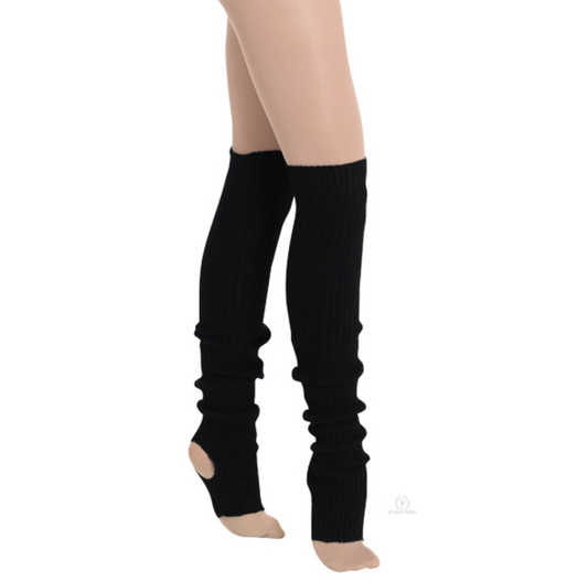 Soft Knit 36" Long Stirrup Knee High Legwarmers