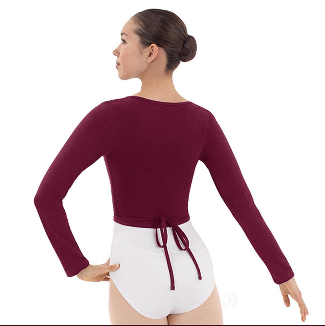 Ballet wrap sweater women's clearance