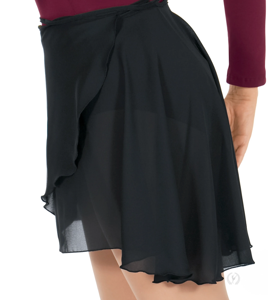 Womens High Low Chiffon Wrap Skirt