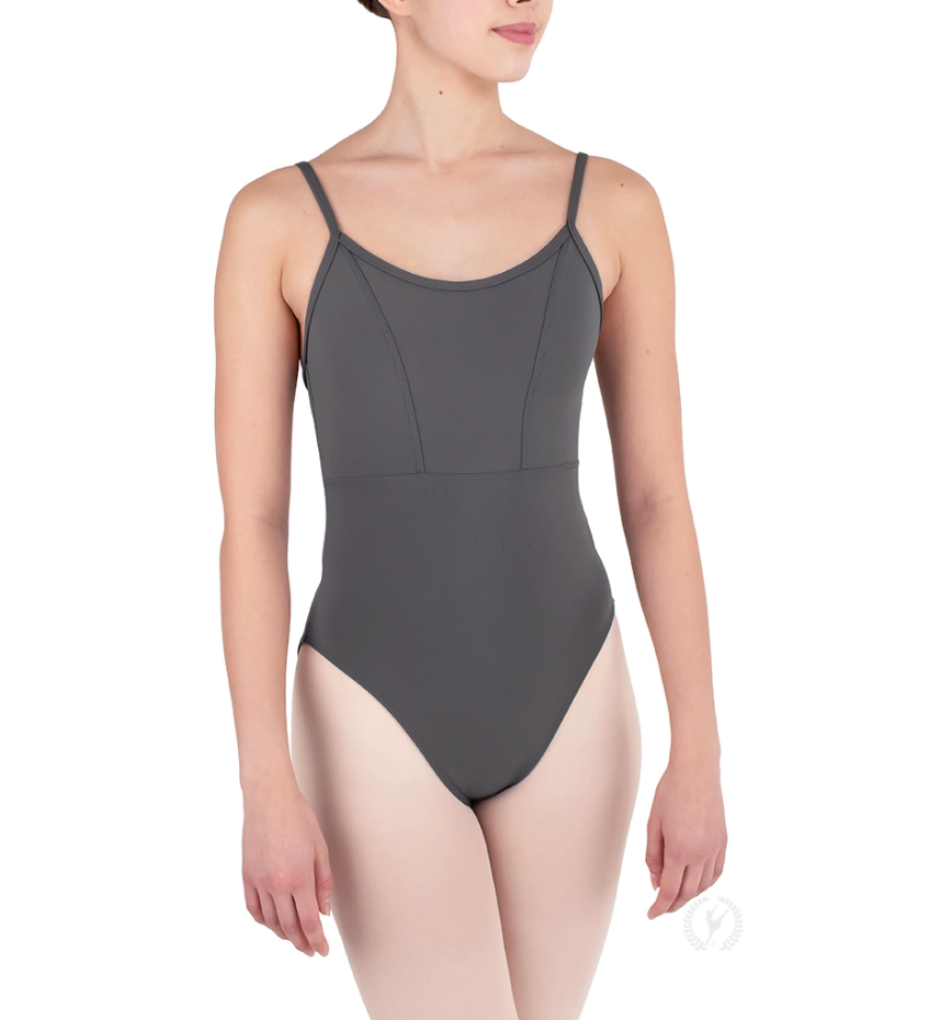 Microfiber Princess Seam to Empire Waist Camisole Leotard